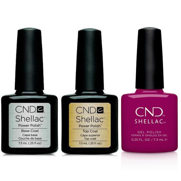 CND - Shellac Combo - Base, Top & Violet Rays - Gel Polish - Nail Polish at Beyond Polish