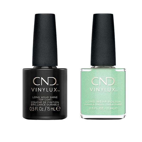 CND - Vinylux Topcoat & Mint & Meditation 0.5 oz - #441 - Nail Lacquer - Nail Polish at Beyond Polish