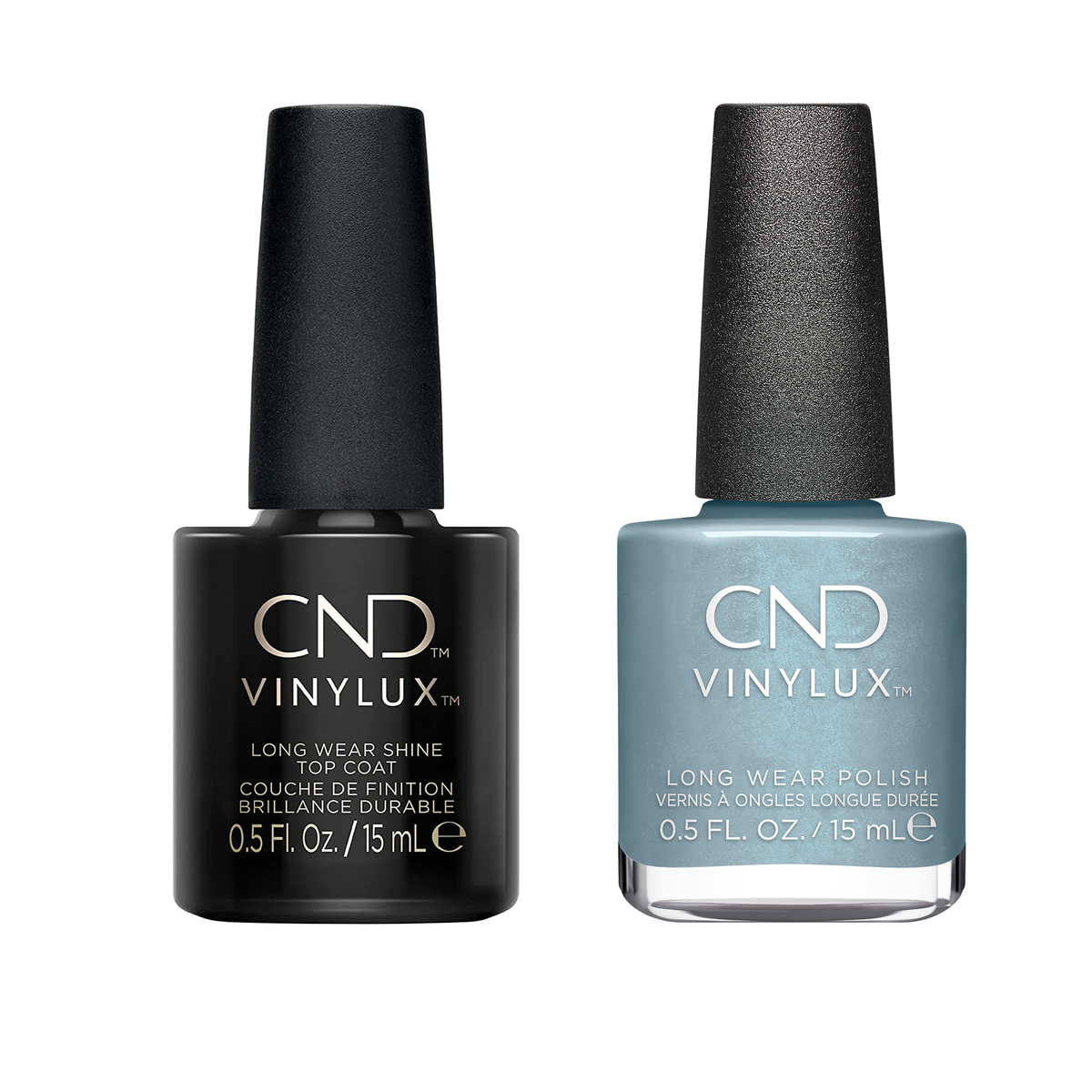 CND - Vinylux Topcoat & Teal Textile 0.5 oz - #449 - Nail Lacquer - Nail Polish at Beyond Polish