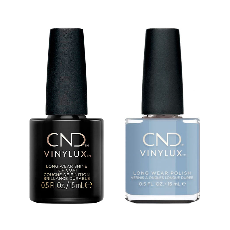 CND - Vinylux Topcoat & Vintage Blue Jeans 0.5 oz - #431 - Nail Lacquer - Nail Polish at Beyond Polish