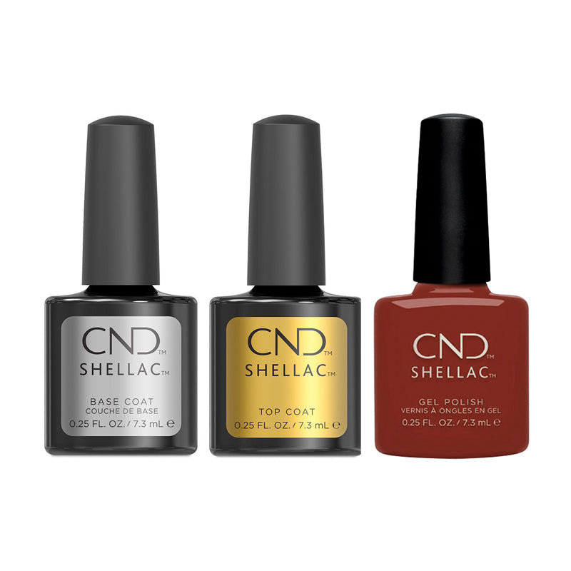 CND - Shellac Combo - Base, Top & Maple Leaves - Gel Polish - Nail Polish at Beyond Polish