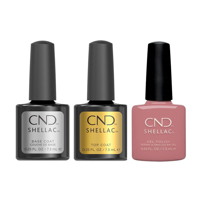 CND - Shellac Combo - Base, Top & Petal Party - Gel Polish - Nail Polish at Beyond Polish
