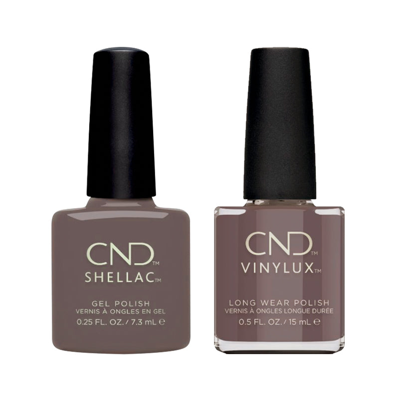 CND - Shellac & Vinylux Combo - Above My Pay Gray-ed - Gel & Lacquer Polish - Nail Polish at Beyond Polish