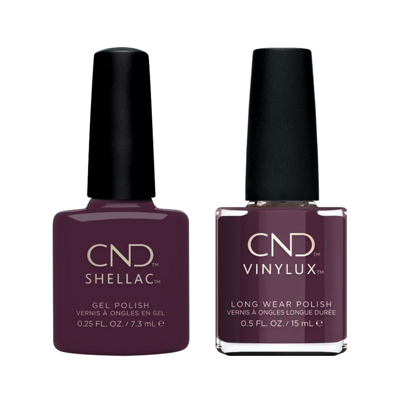 CND - Shellac & Vinylux Combo - Mulberry Tart - Gel & Lacquer Polish - Nail Polish at Beyond Polish