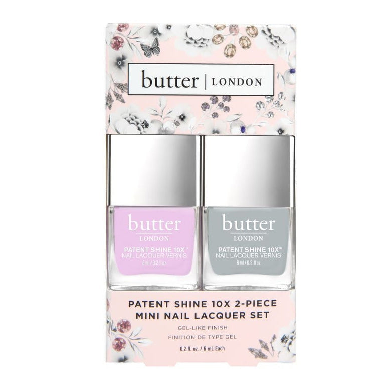 butter LONDON - Patent Shine - London Fog + English Lavender Mini - 10X Nail Lacquer Duo - Nail Lacquer - Nail Polish at Beyond Polish