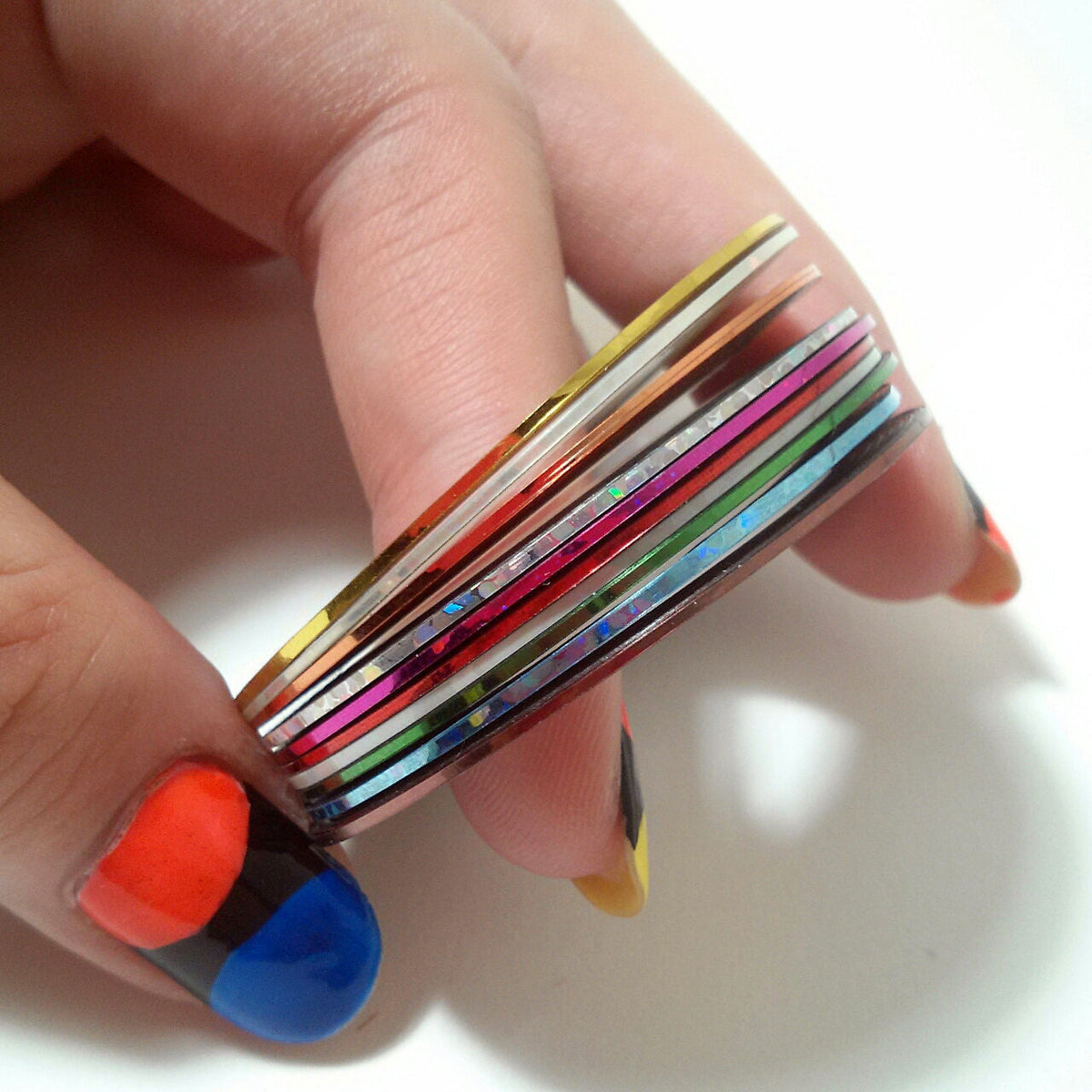 Daily Charme - Nail Art Tape Set - 1MM - 10 Colors - Nail Art - Nail Polish at Beyond Polish