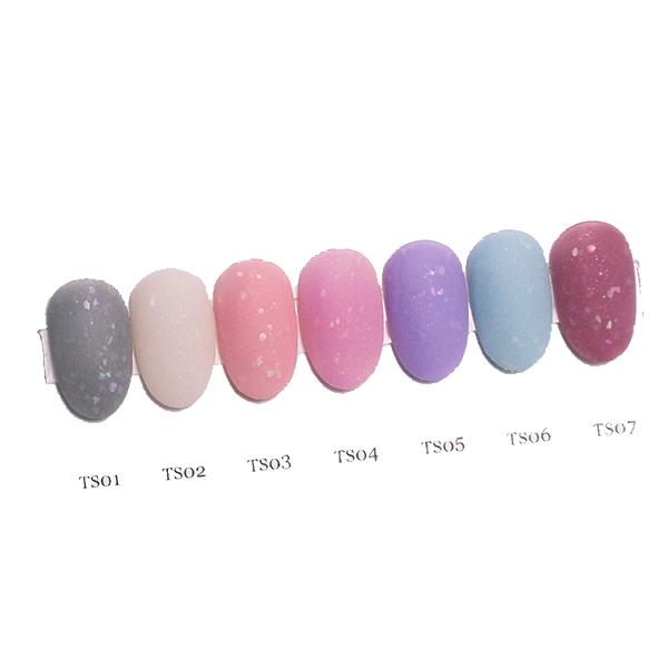 Kenzico - Gel Polish Terrazzo Burgundy 0.35 oz - #TS07 - Gel Polish - Nail Polish at Beyond Polish