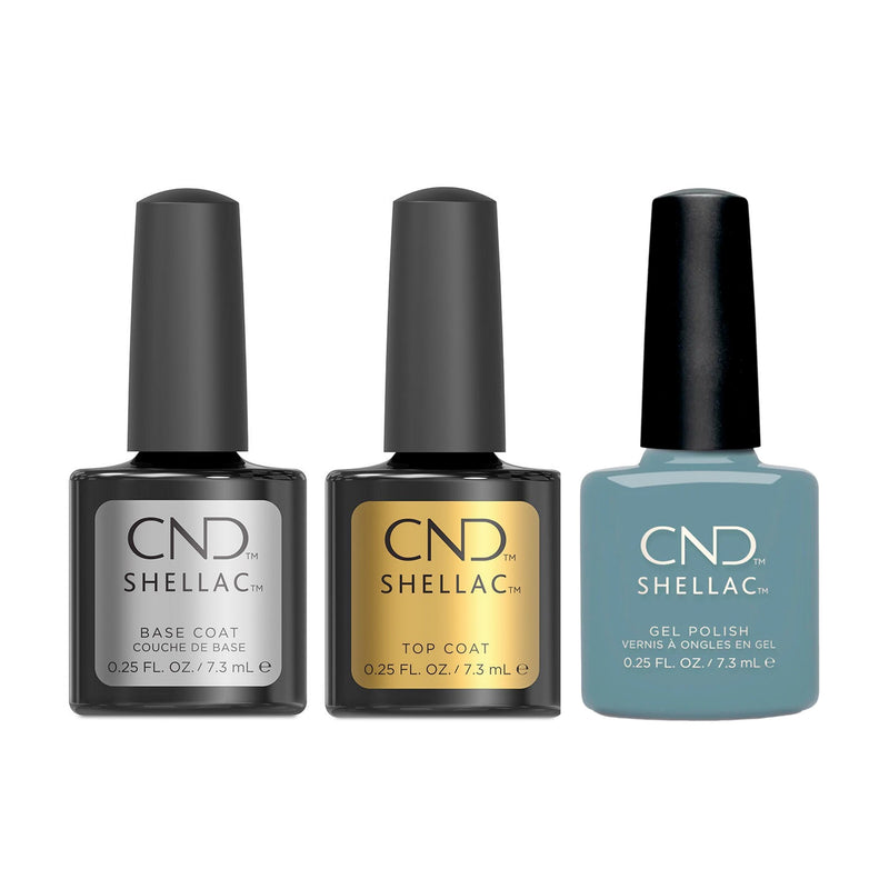 CND - Shellac Combo - Base, Top & Morning Dew - Gel Polish - Nail Polish at Beyond Polish