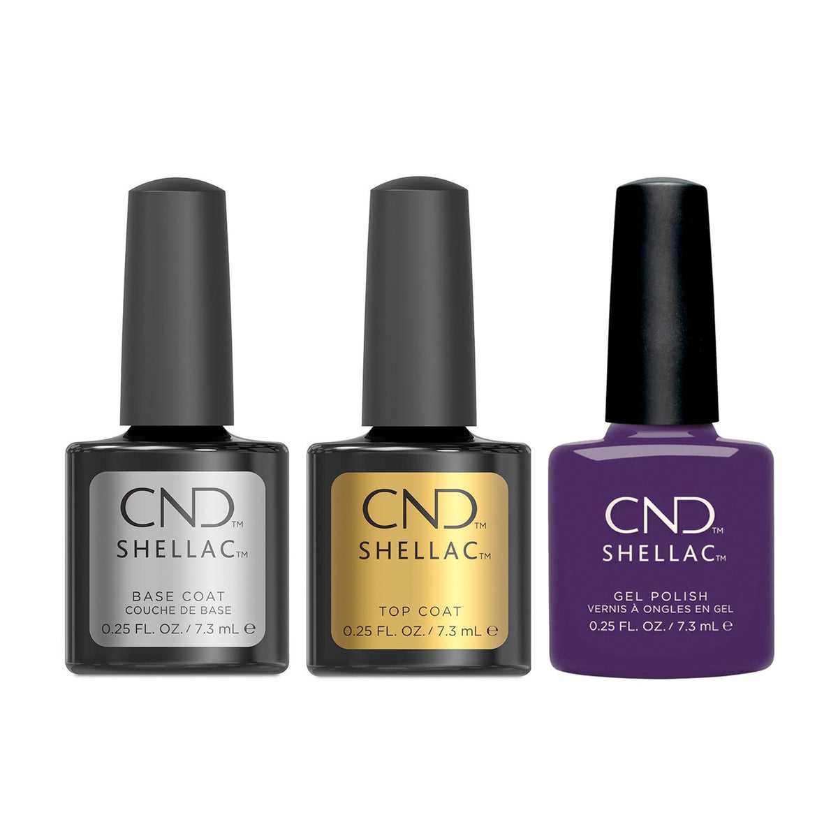 CND - Shellac Combo - Base, Top & Absolutely Radishing - Gel Polish - Nail Polish at Beyond Polish