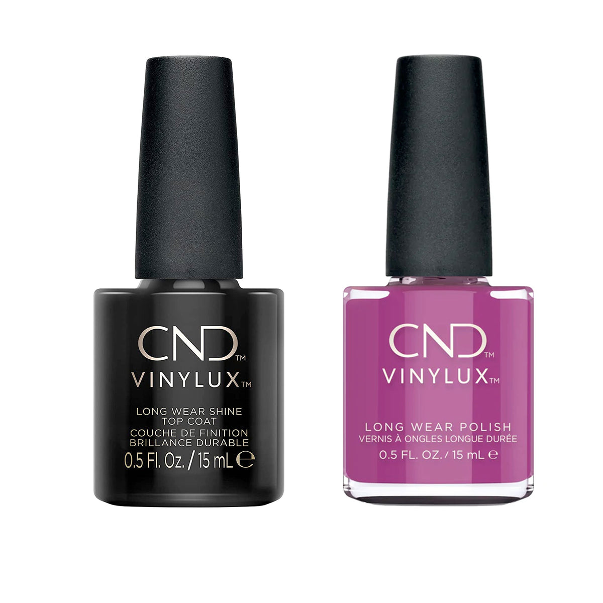 CND - Vinylux Topcoat & Orchid Canopy 0.5 oz - #407 - Nail Lacquer - Nail Polish at Beyond Polish