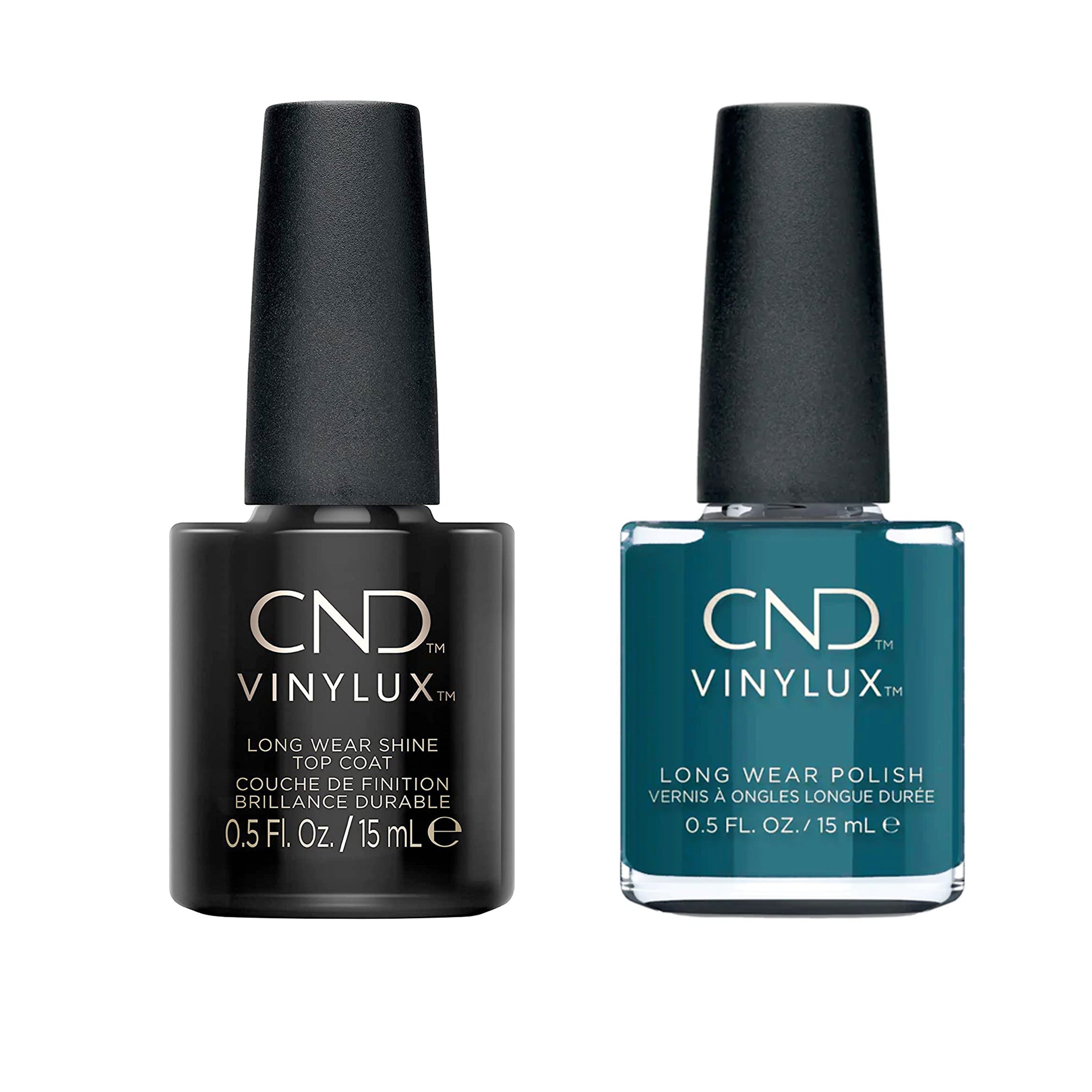 CND - Vinylux Topcoat & Teal Time 0.5 oz - #411 - Nail Lacquer - Nail Polish at Beyond Polish