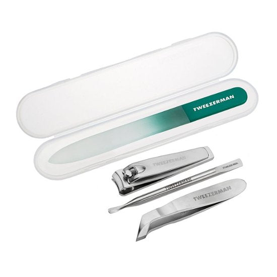Tweezerman - Emerald Shimmer Nail Care Set - #4296R - Manicure & Pedicure Tools - Nail Polish at Beyond Polish